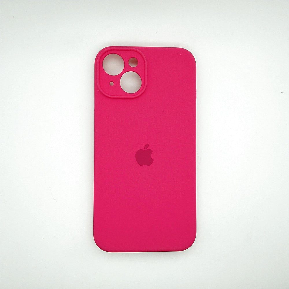 apple silicone case Velvet inner cover Hard back cover for iPhone 14