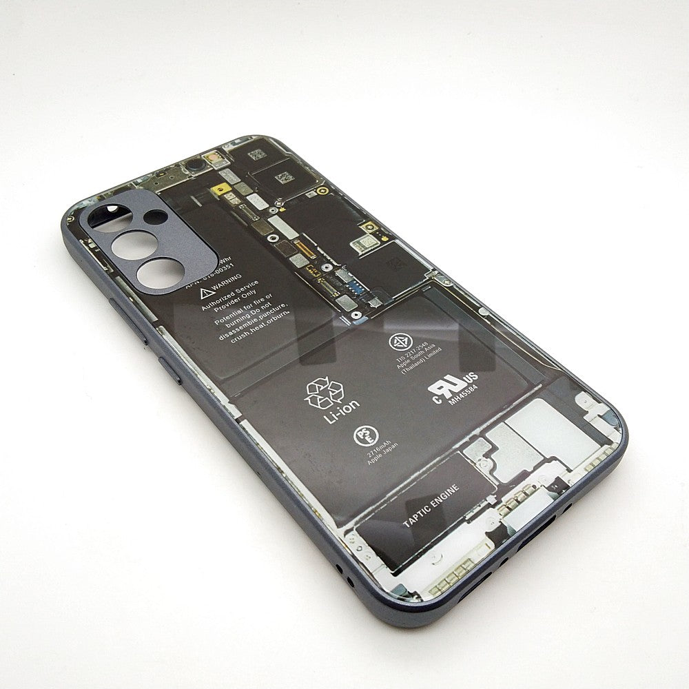 Circuit Board High Quality Hard Cover Full Camera Lens Protective Case for Samsung A34 5G