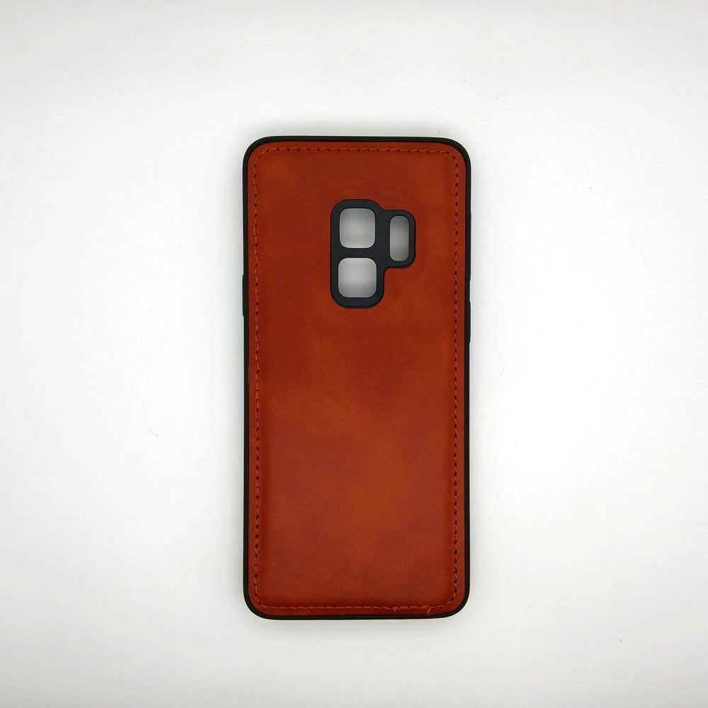 Luxury Leather Case Protection Phone Case Back Cover for Samsung S9