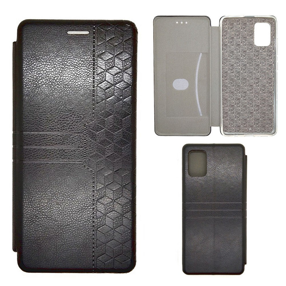 Samsung A51 Leather Pouch Case Premium Leather texture full cover