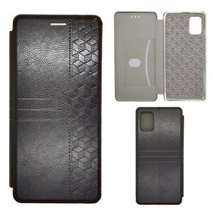 Samsung A51 Leather Pouch Case Premium Leather texture full cover