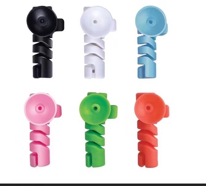 Rubber Cable Protector Budle Pack of 4 Pcs Mixed Colours