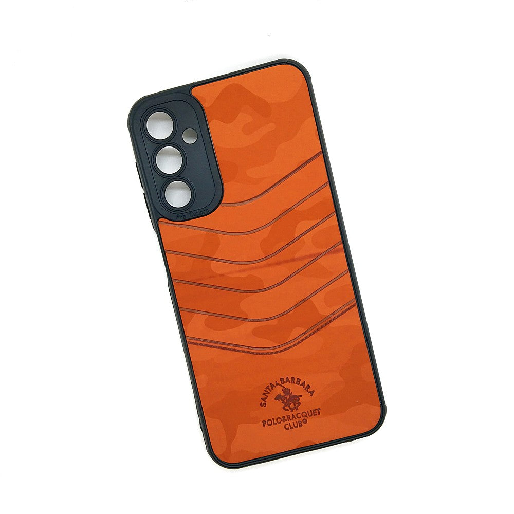 Samsung A24 4G POLO clothe texture case velvet Back Cover Orange