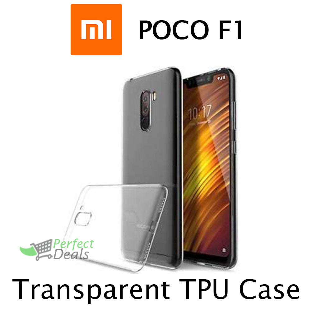 Transparent Clear Slim Case for Mi Poco F1