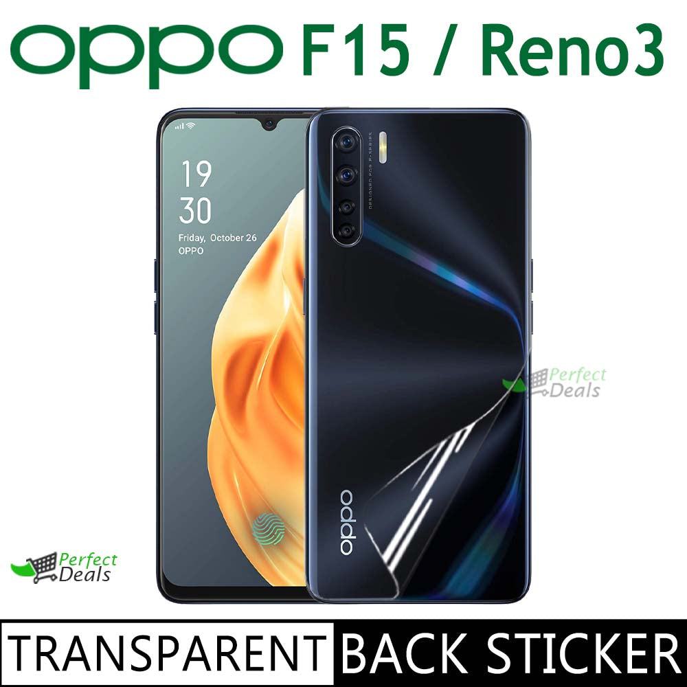 Clear Skin Back Sticker for OPPO F15