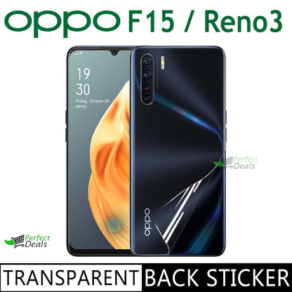 Clear Skin Back Sticker for OPPO F15