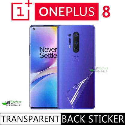 Clear Skin Back Sticker for OnePlus 8