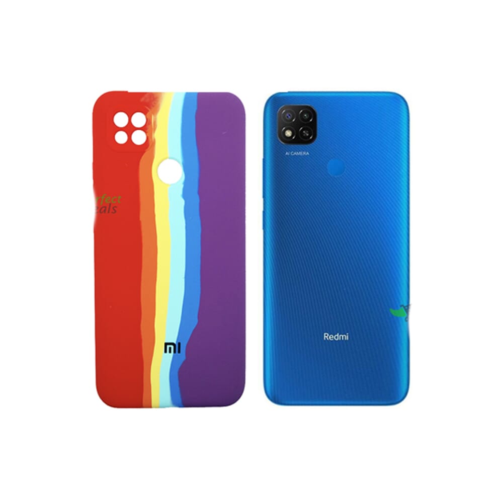 Latest Rainbow Silicone case for New Redmi 9C