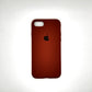 apple silicone case Velvet inner cover Hard back cover for iPhone 7 / 8