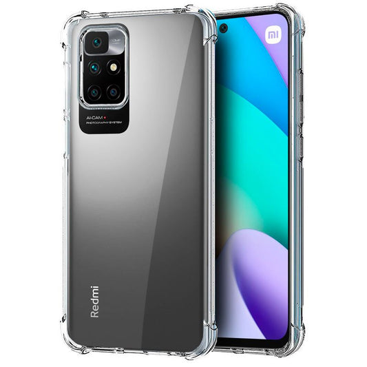 AntiShock Clear Back Cover Soft Silicone TPU Bumper case for Redmi 10
