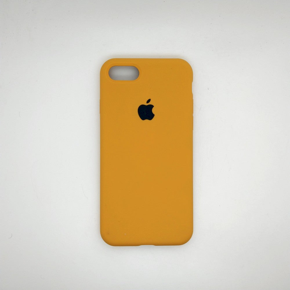 apple silicone case Velvet inner cover Hard back cover for iPhone 7 / 8