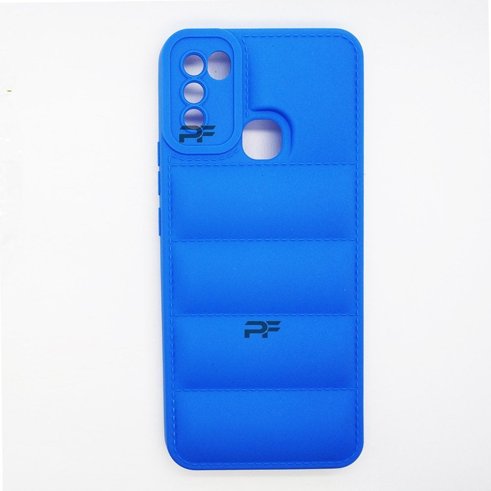 Puffer Case Jacket Cushion Back Cover for infinix HOT 10 PLAY