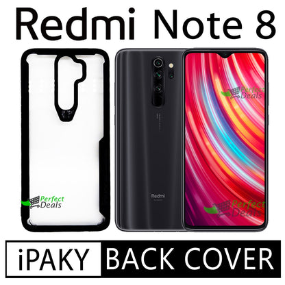 iPaky Shock Proof Back Cover for Redmi Note 8 Pro
