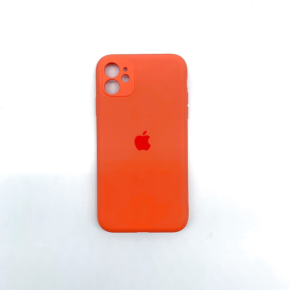 apple silicone case Velvet inner cover Hard back cover for iPhone 11