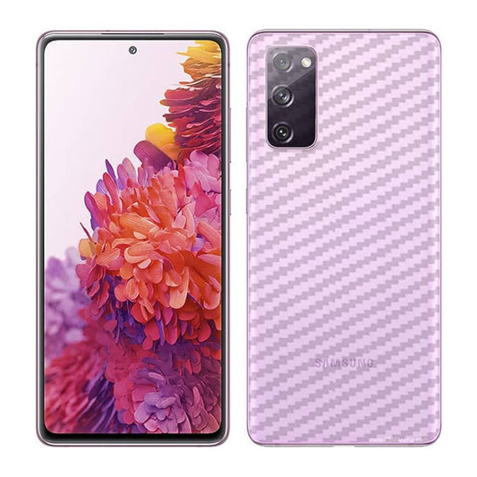 Samsung S20 FE carbon Back Clear Skin Sticker