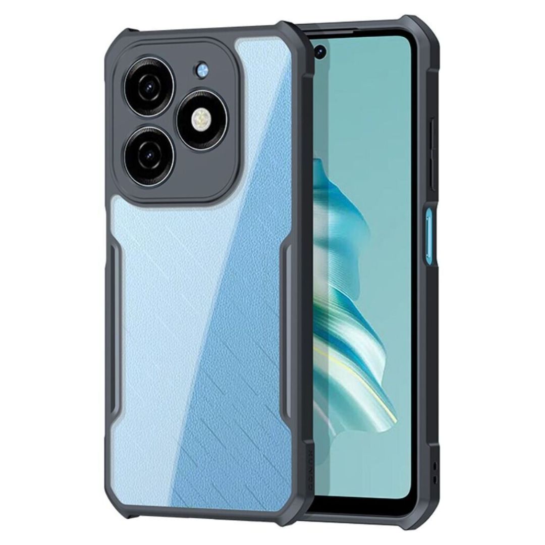 Tecno Spark 20 iPaky Case Back Cover Matte Black TPU Bumper case