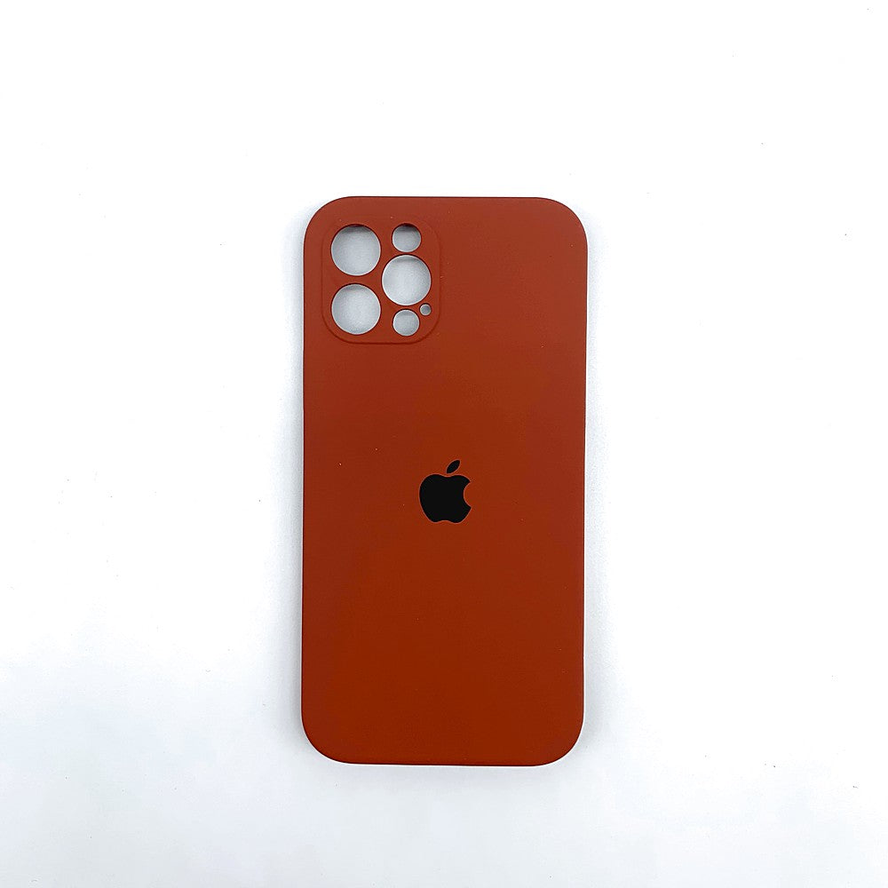 apple silicone case Velvet inner cover Hard back cover for iPhone 12 Pro