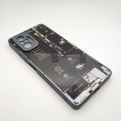 Circuit Board High Quality Hard Cover Full Camera Lens Protective Case for Redmi Note 10 Pro