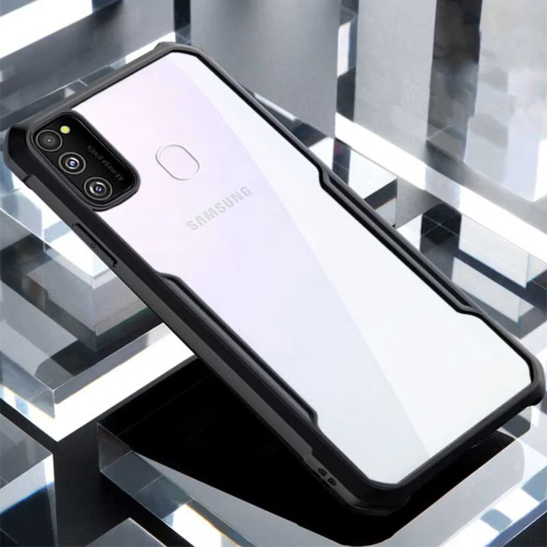 Samsung M21 iPaky Case Back Cover Matte Black TPU Bumper case