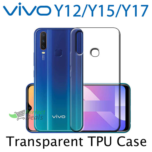 Transparent Clear TPU Case for Vivo Y12