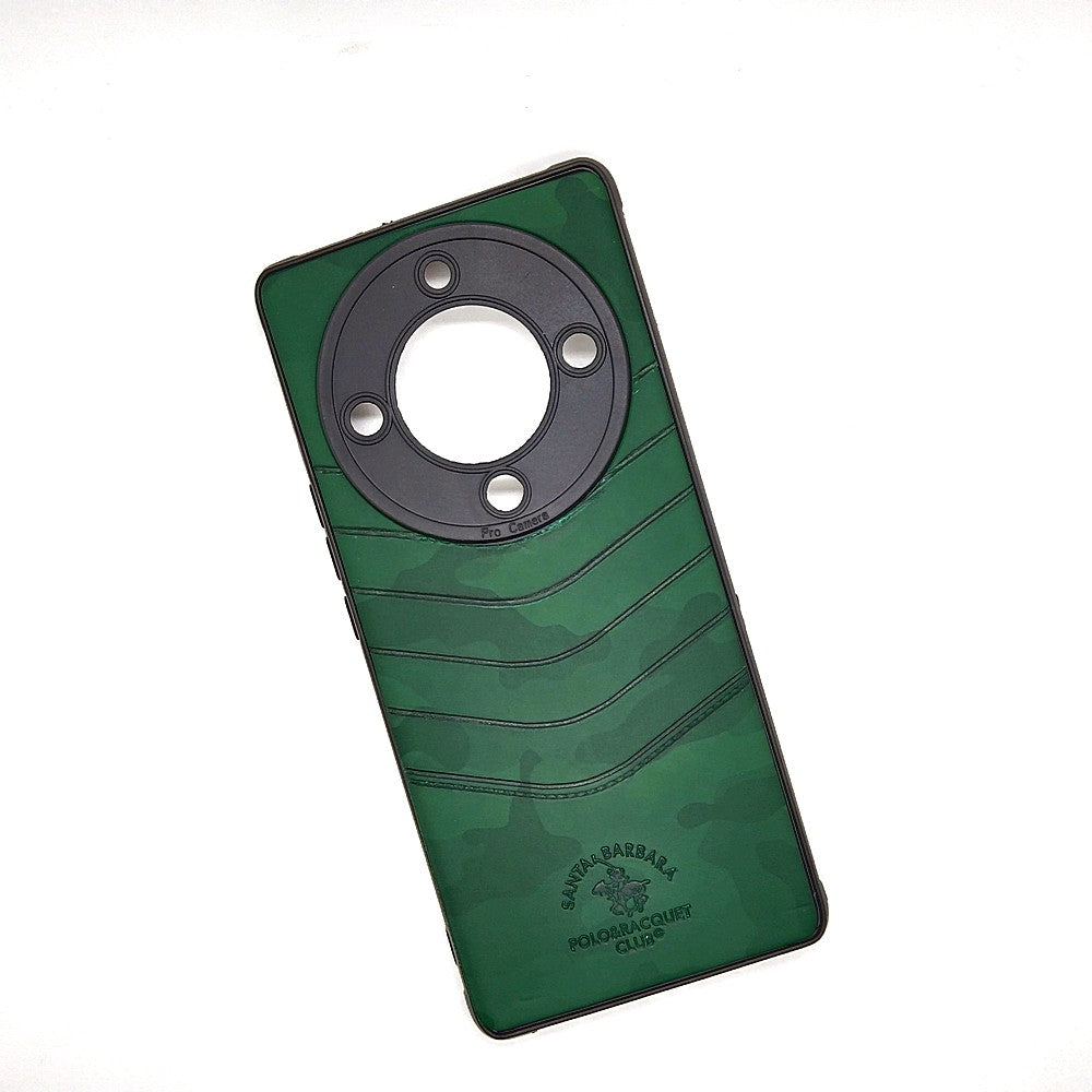 HONOR X9a POLO clothe texture case velvet Back Cover Green
