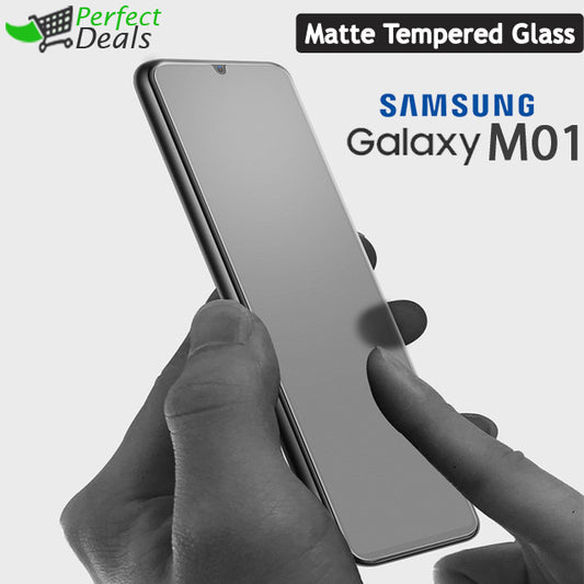Matte Tempered Glass Screen Protector for Samsung Galaxy M01