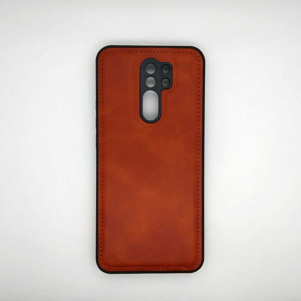 Luxury Leather Case Protection Phone Case Back Cover for Redmi 9