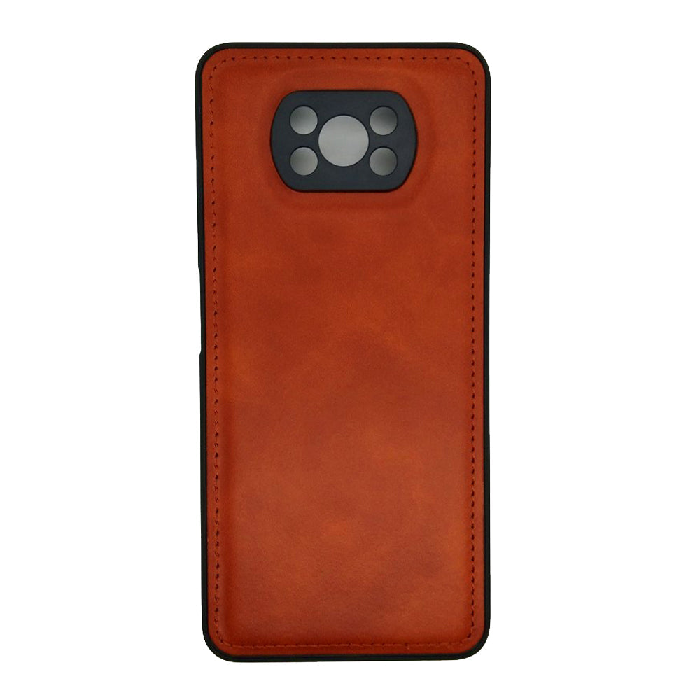 Luxury Leather Case Protection Phone Case Back Cover for Xiaomi POCO X3 NFC