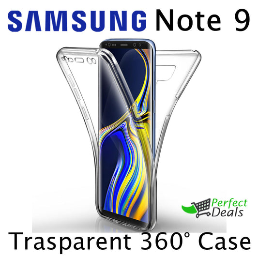 Silicone Clear 360° Case for Samsung Note 9