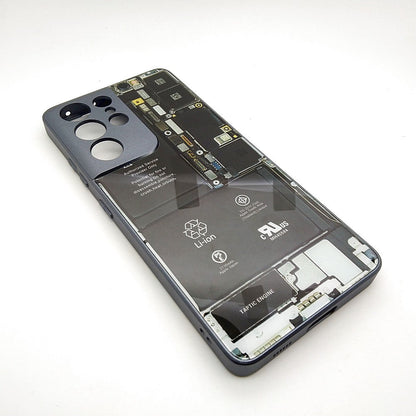 Circuit Board High Quality Hard Cover Full Camera Lens Protective Case for Samsung S21 ULTRA