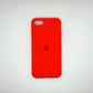 apple silicone case Velvet inner cover Hard back cover for iPhone 7 / 8