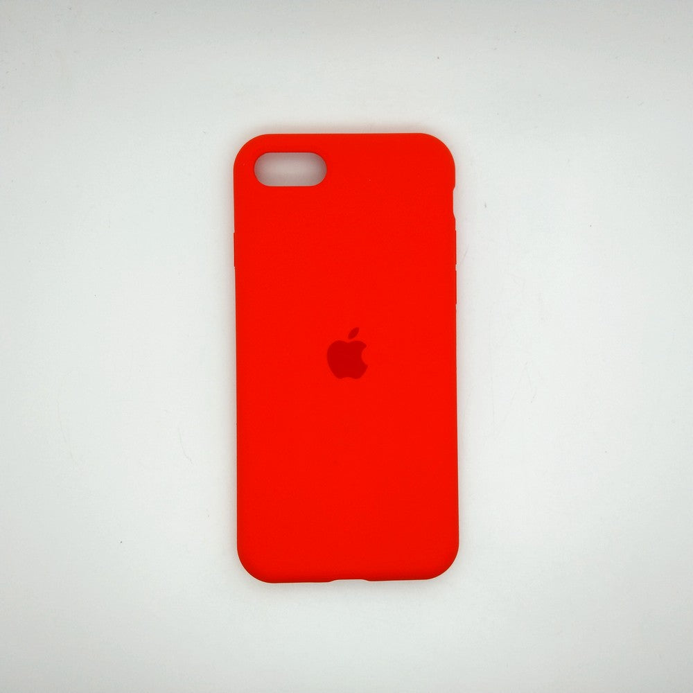 apple silicone case Velvet inner cover Hard back cover for iPhone 7 / 8
