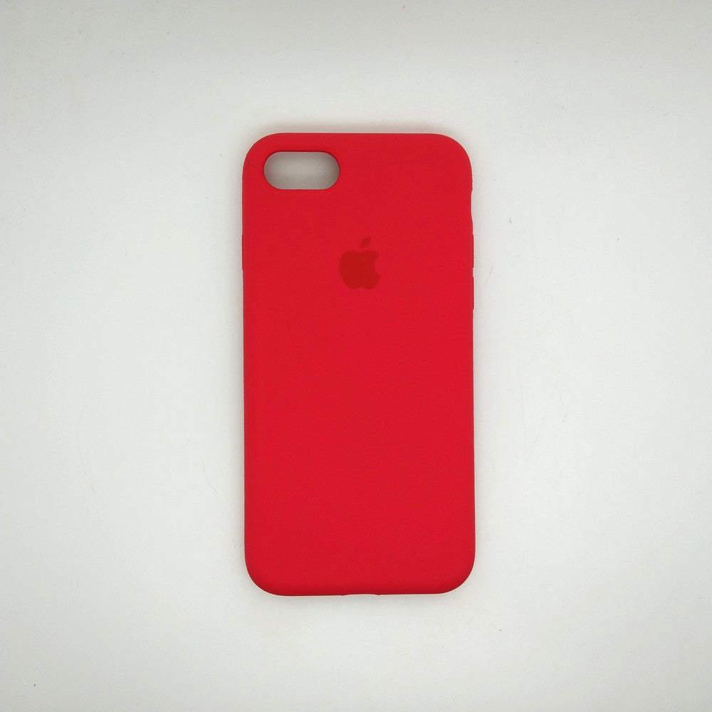 apple silicone case Velvet inner cover Hard back cover for iPhone 7 / 8