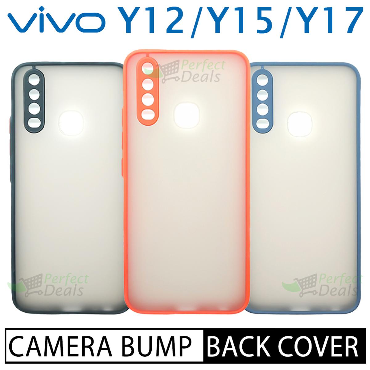 Camera lens Protection Gingle TPU Back cover for Vivo Y12 / Y15 / Y17