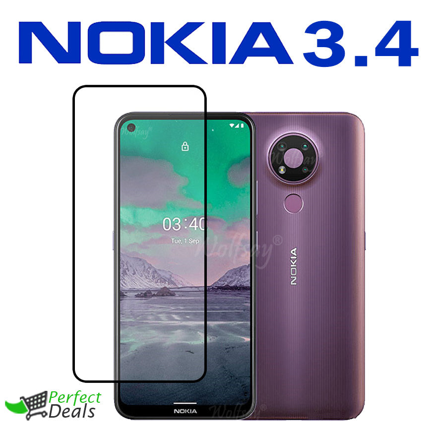 Screen Protector Tempered Glass for Nokia 3.4