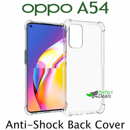 AntiShock Clear Back Cover Soft Silicone TPU Bumper case for OPPO OPPO A54