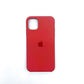 apple silicone case Velvet inner cover Hard back cover for iPhone 11
