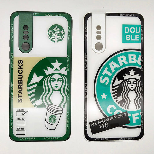 V15 PRO Starbucks Series High Quality Perfect Cover Full Lens Protective Transparent TPU Case For Vivo V15 PRO