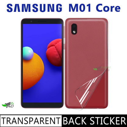 Clear Skin Back Sticker for Samsung Galaxy M01 Core