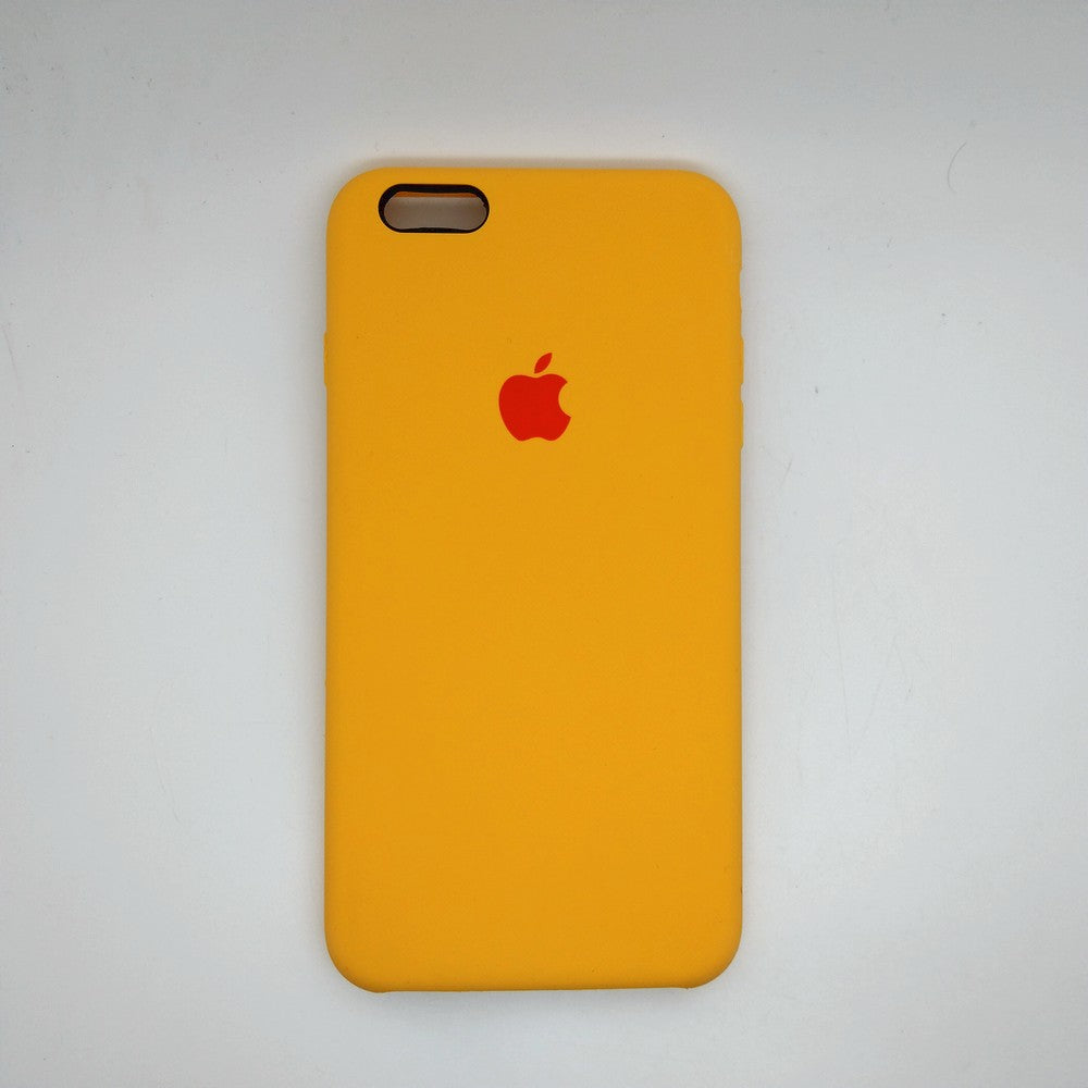 apple silicone case Velvet inner cover Hard back cover for iPhone 6 Plus / 6s Plus