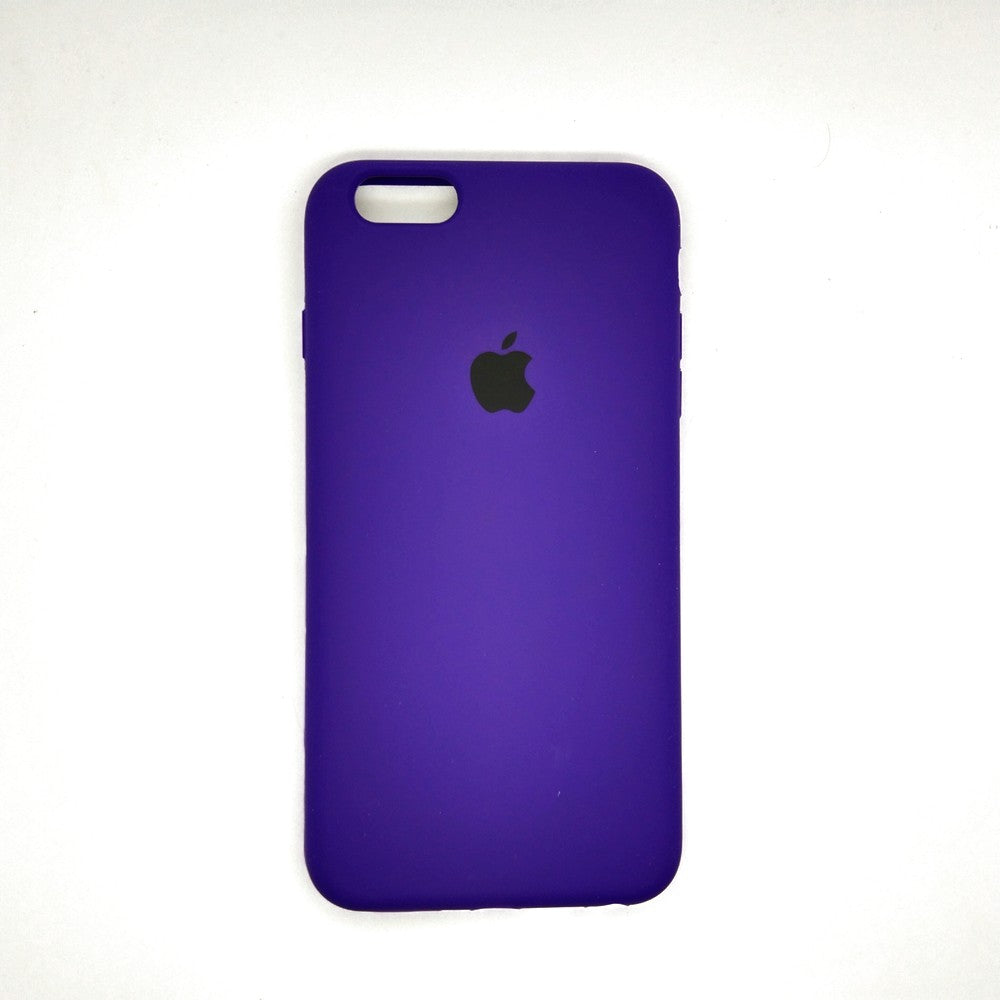 apple silicone case Velvet inner cover Hard back cover for iPhone 6 Plus / 6s Plus