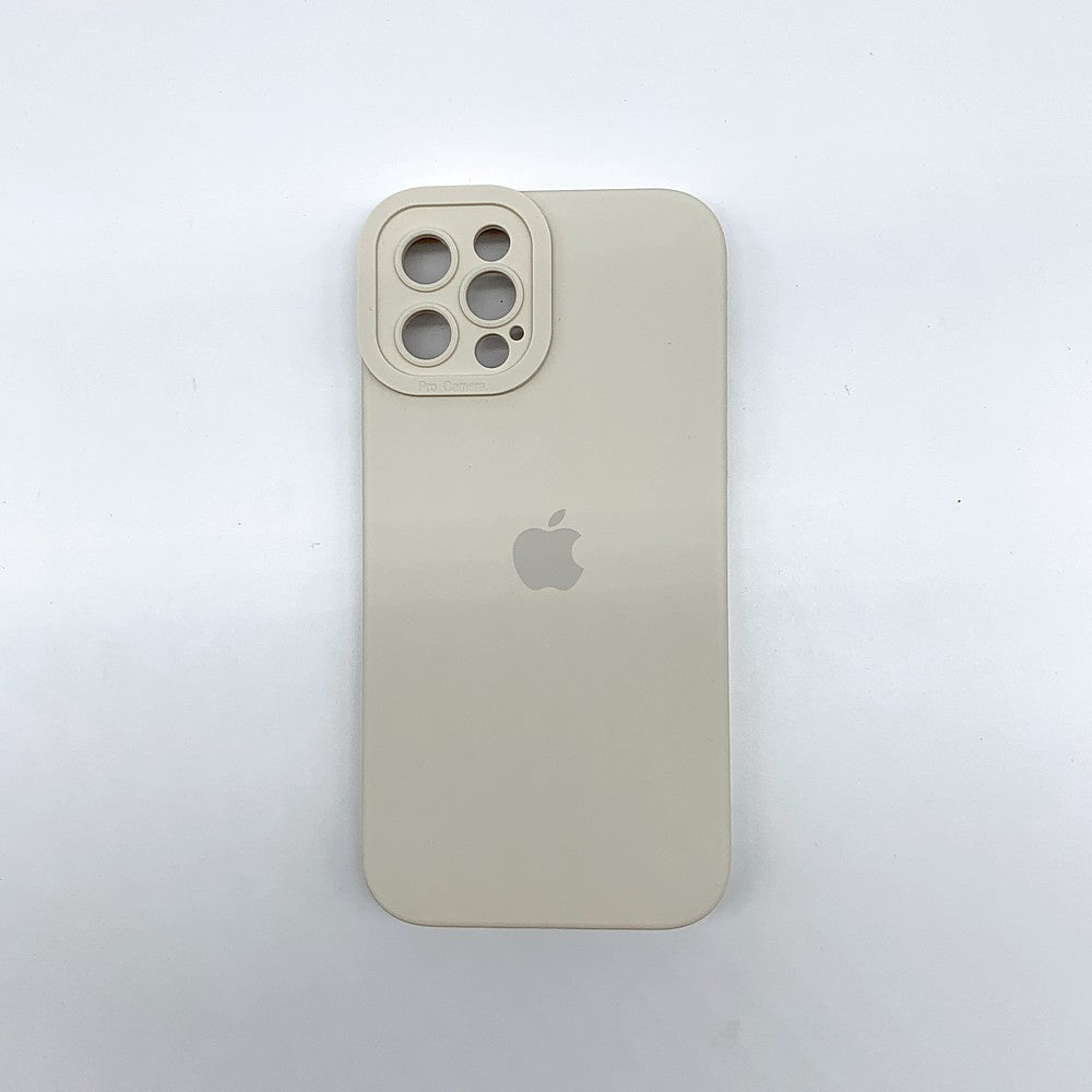 apple silicone case Velvet inner cover Hard back cover for iPhone 12 Pro