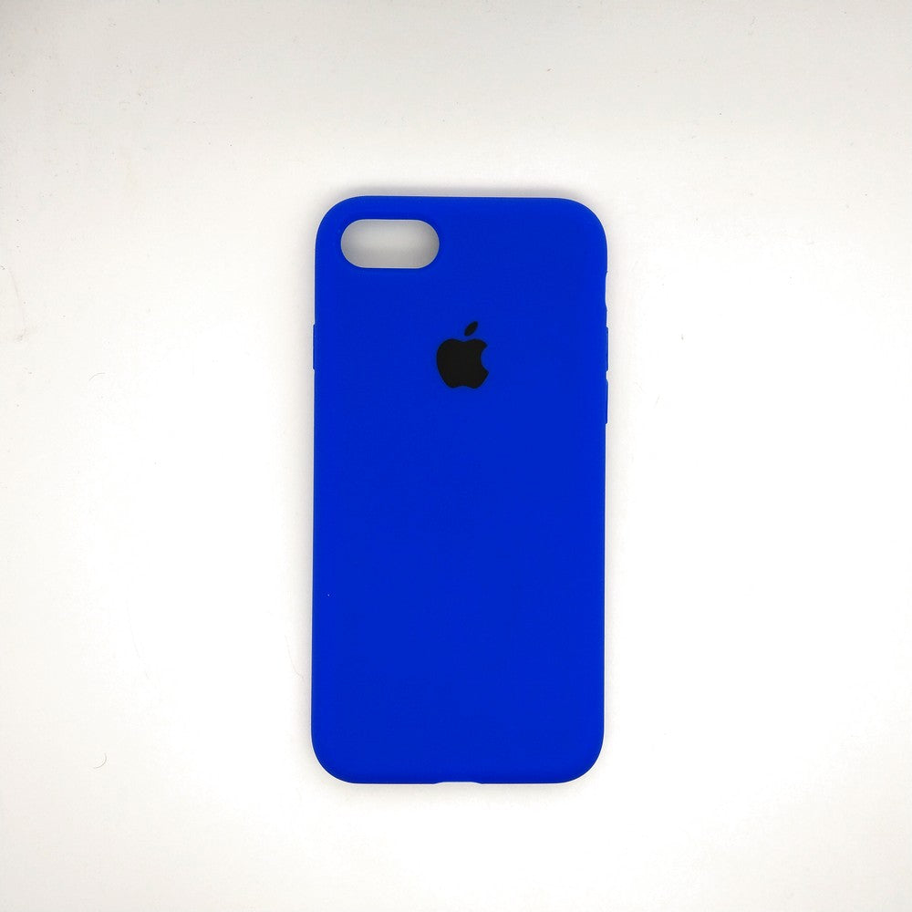 apple silicone case Velvet inner cover Hard back cover for iPhone 7 / 8