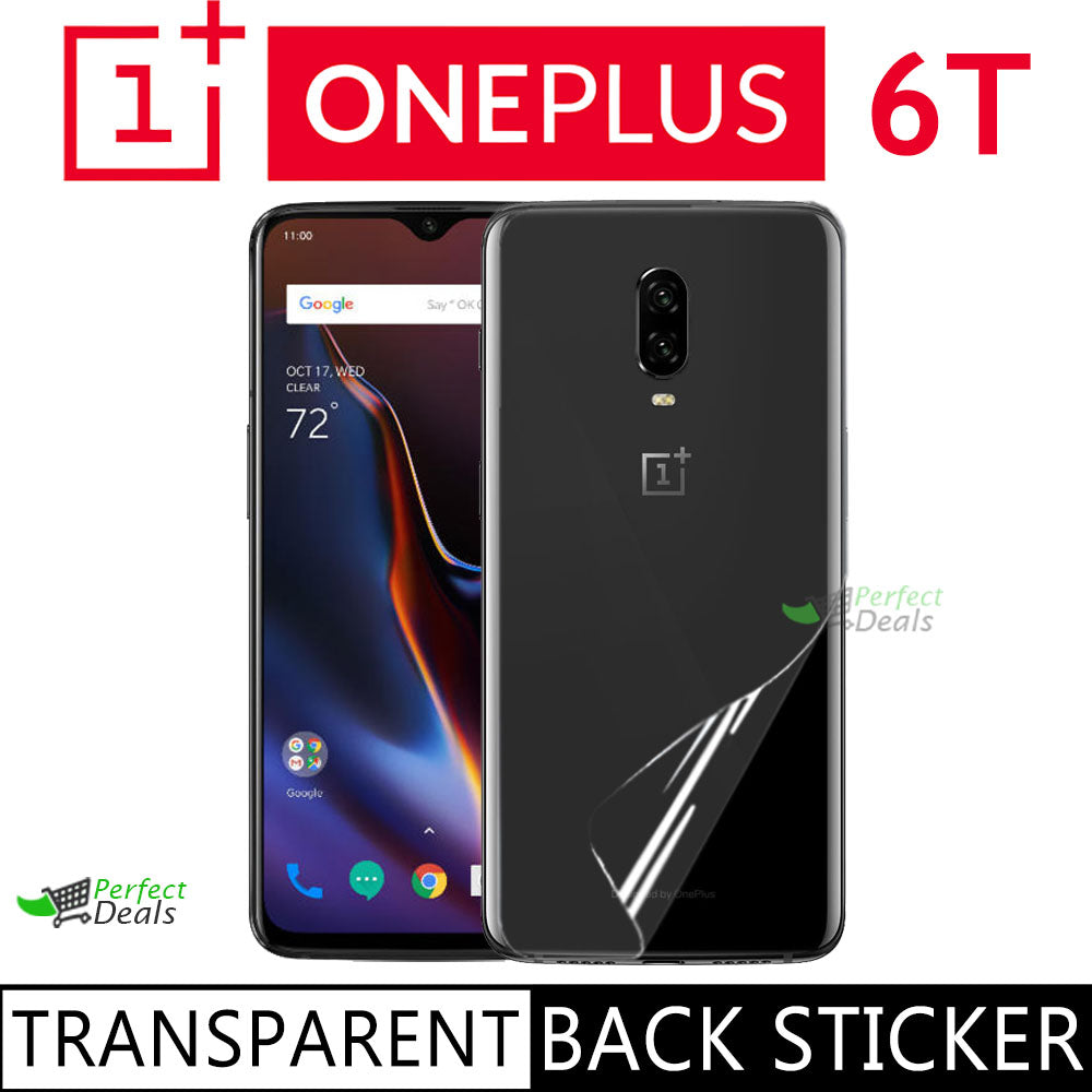 Clear Skin Back Sticker for OnePlus 6T