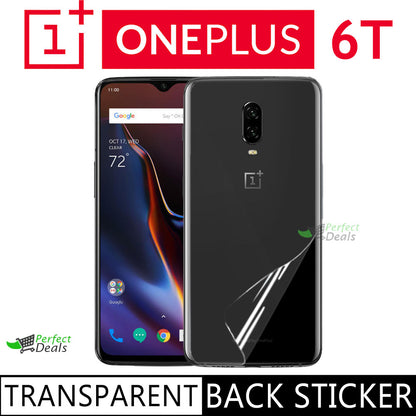 Clear Skin Back Sticker for OnePlus 6T