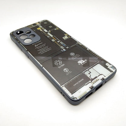 Circuit Board High Quality Hard Cover Full Camera Lens Protective Case for Samsung A73