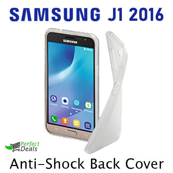 AntiShock Clear Back Cover Soft Silicone TPU Bumper case for Samsung J1 2016