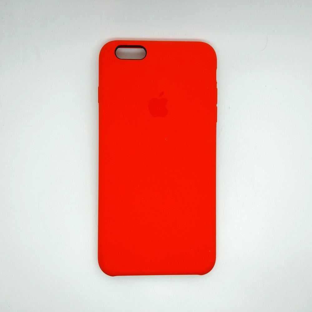 apple silicone case Velvet inner cover Hard back cover for iPhone 6 Plus / 6s Plus