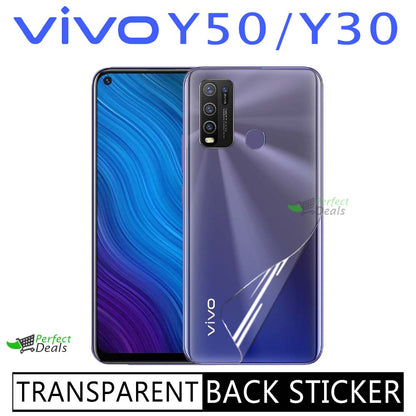Clear Skin Back Sticker for Vivo Y30 / Y50