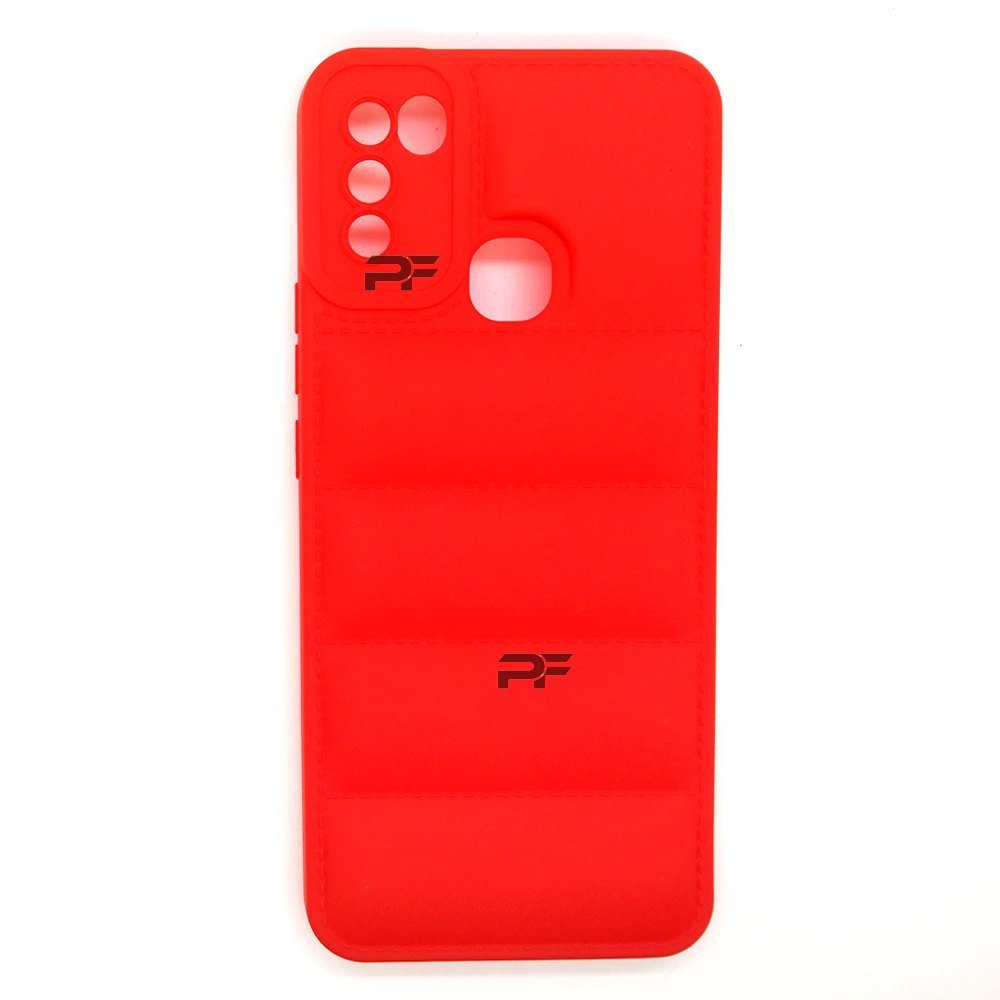 Puffer Case Jacket Cushion Back Cover for infinix HOT 10 PLAY